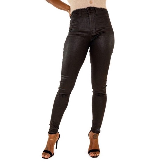 Kendall & Kylie Pants - Kendall and Kylie Black Skyscraper Skinny Pants